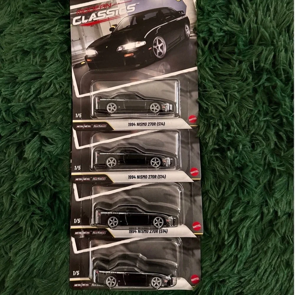 4 Hotwheels Premium Modern Classics 1994 Nismo 270R (S14)